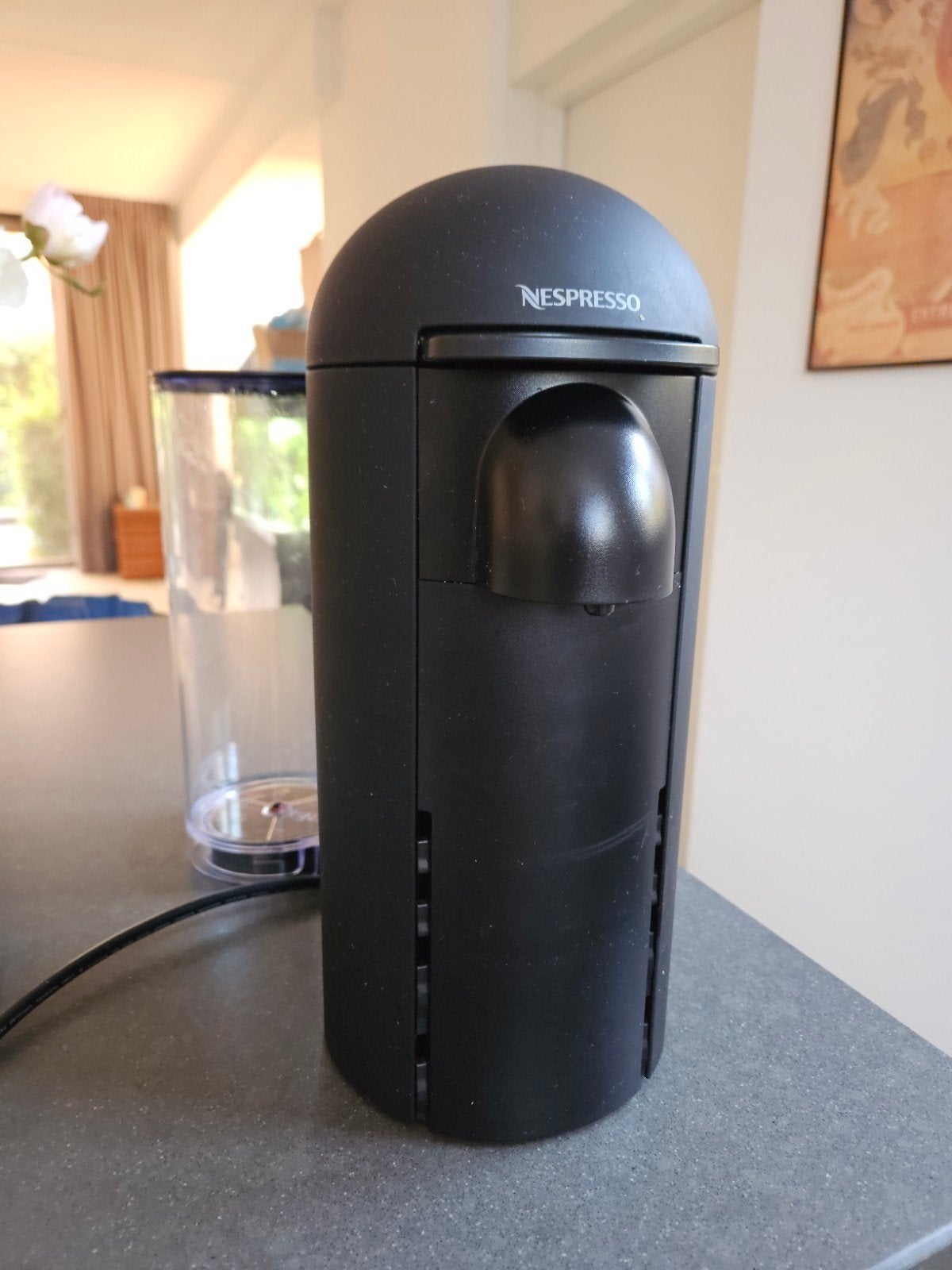 Nespresso Krups koffiezetapparaat met recycle container, Ophalen, Koffiepads en cups, Gebruikt, Koffiemachine