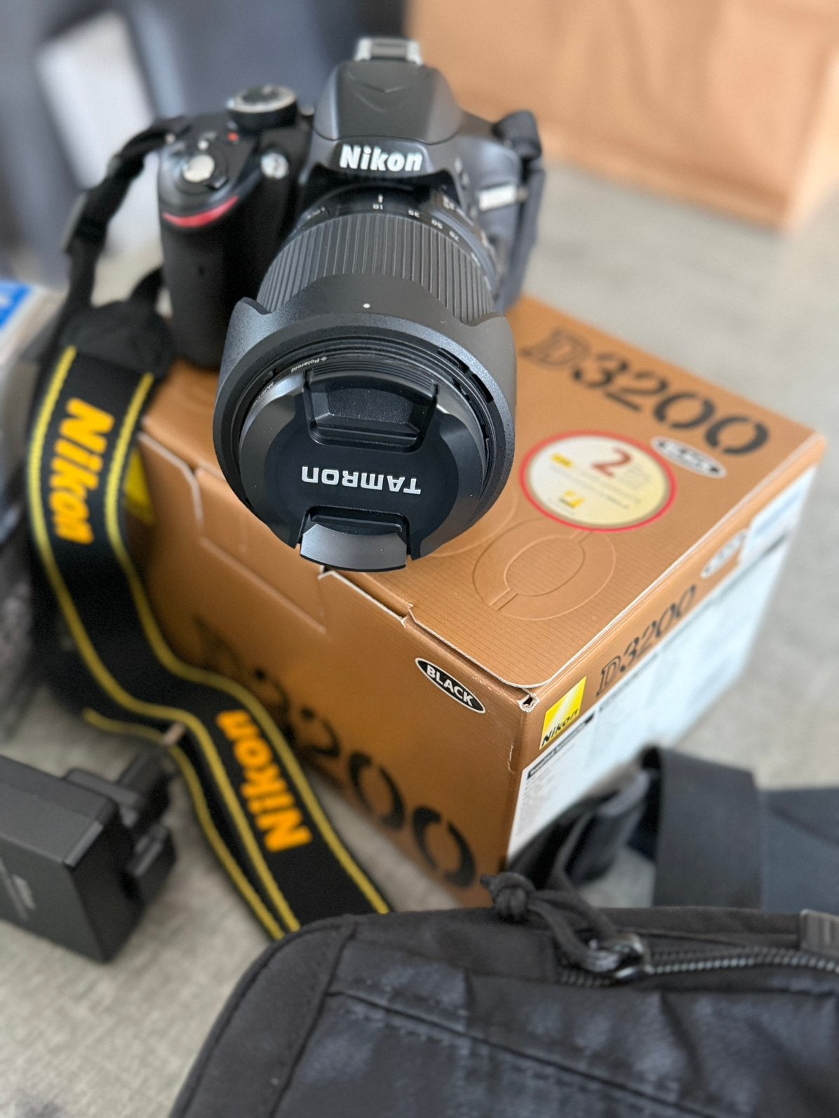 Nikon D3200 inclusief benodigdheden, Ophalen of Verzenden, Zo goed als nieuw, Nikon, Geen optische zoom