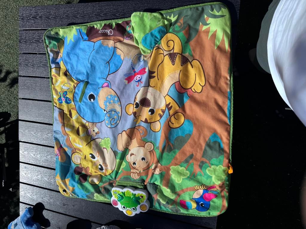 Chicco speelmat / baby speelkleed met muziek (dieren thema), Ophalen of Verzenden, Zo goed als nieuw