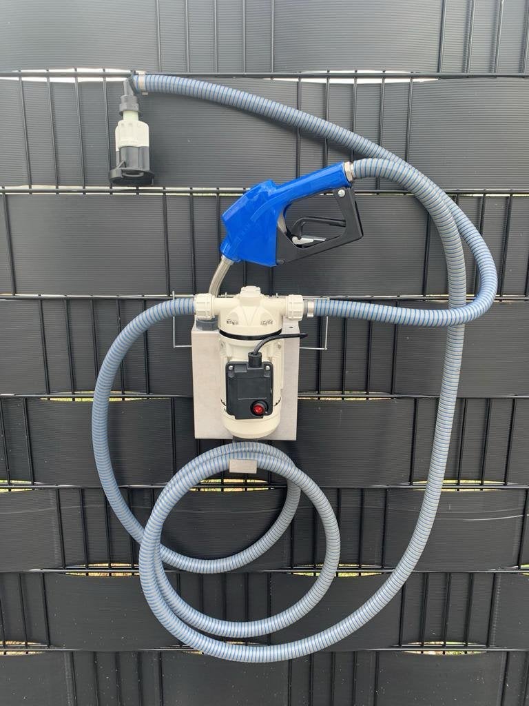 AdBlue pompinstallatie voor op IBC, Ophalen