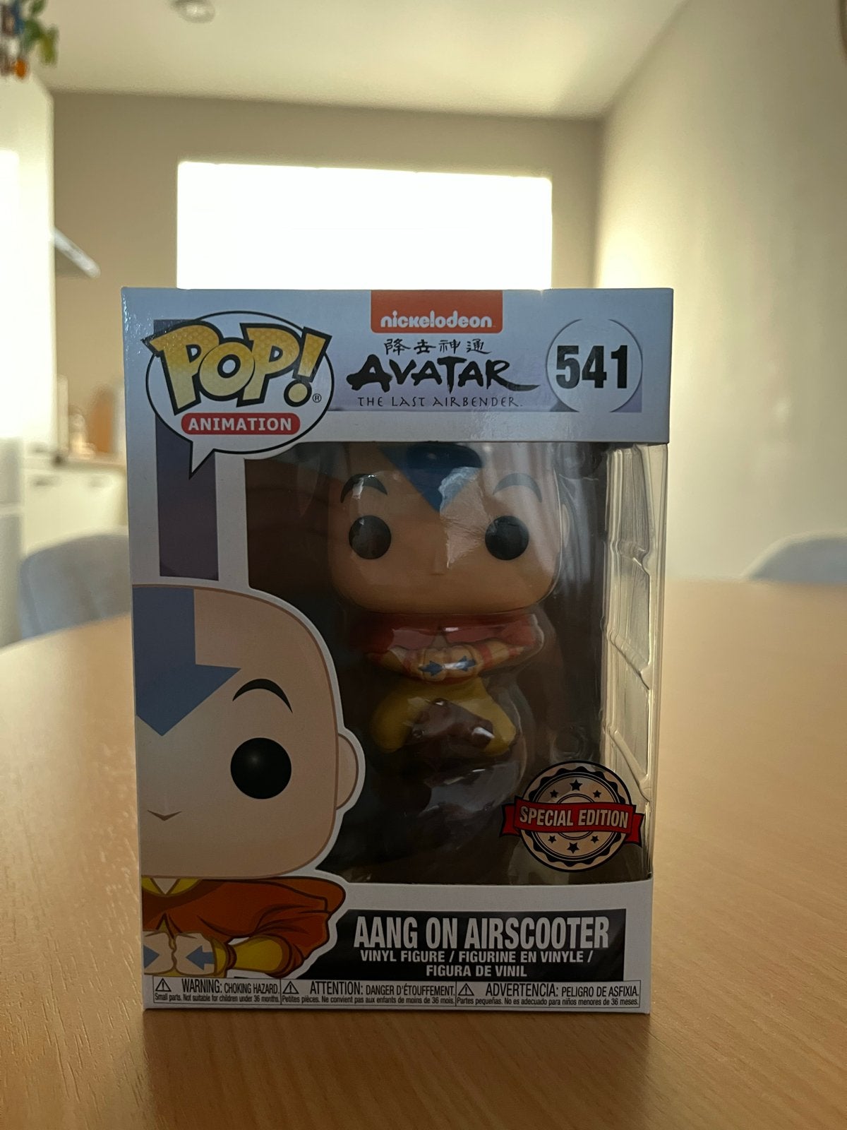 Funko Pop! Avatar Aang on Airscooter #541 Special Edition, Ophalen of Verzenden, Nieuw