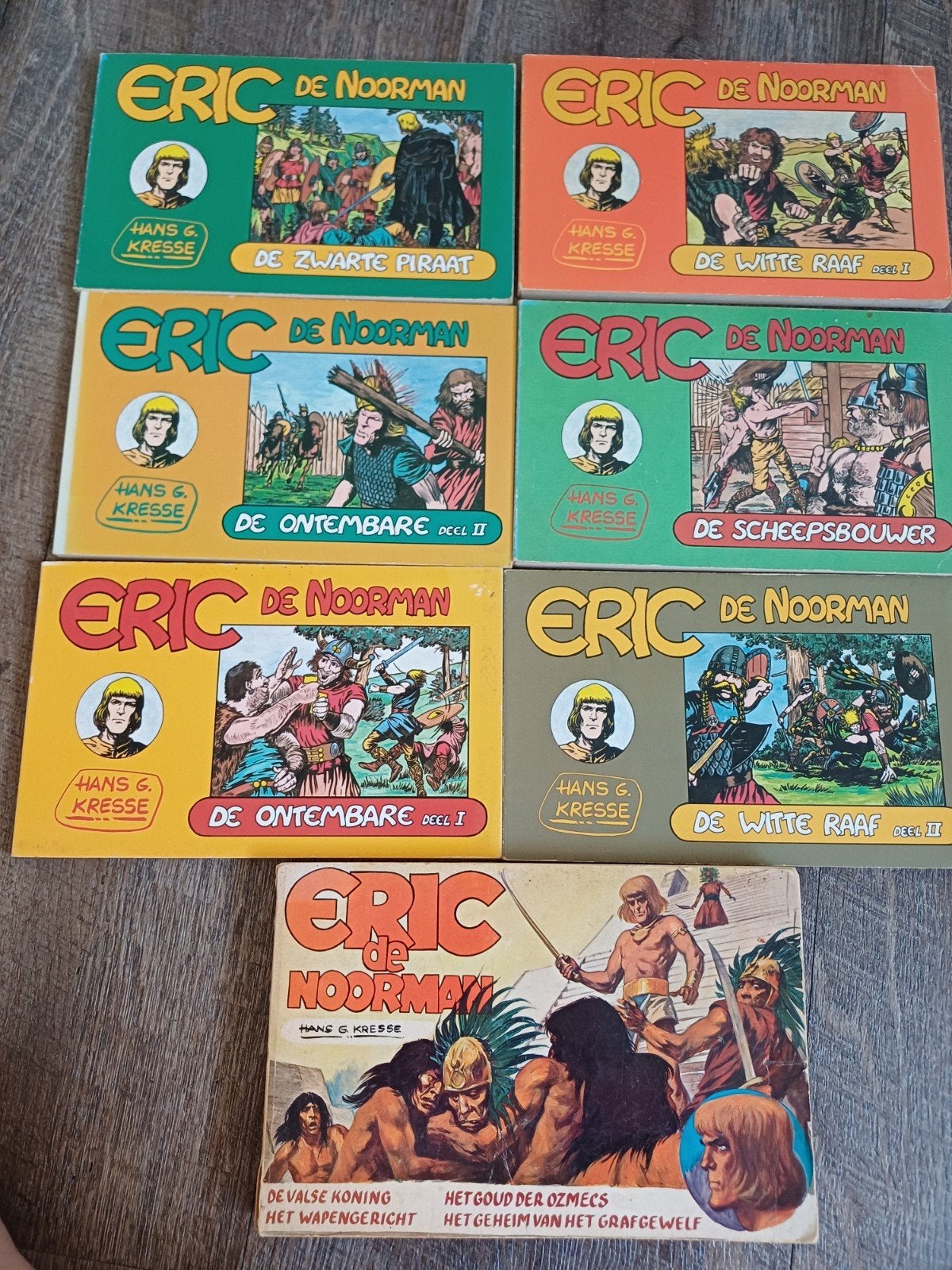 Eric de Noorman - stripboeken van Hans G. Kres, Meerdere stripboeken, Ophalen of Verzenden, Gelezen, HANS G. KRESSE