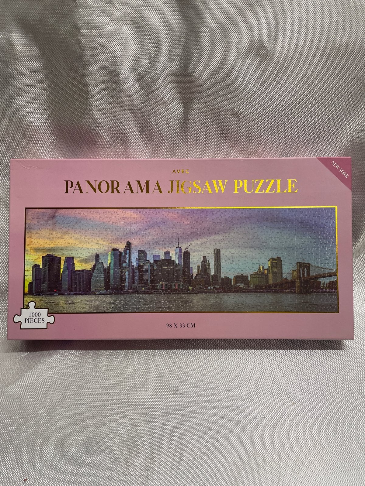 Panorama Jigsaw Puzzel New York 1000 stukjes, Ophalen, 500 t/m 1500 stukjes, Nieuw, Legpuzzel