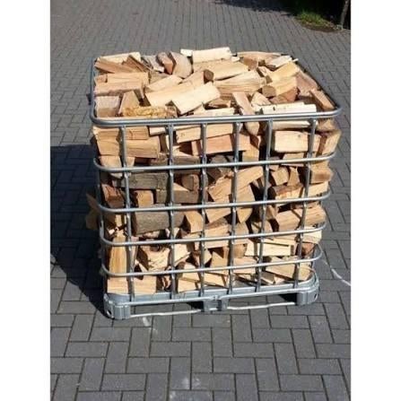 Laatste kratten eik/beuk GRATIS BEZORGING., Tuin en Terras, Haardhout, 3 tot 6 m³, Ophalen of Verzenden, Eikenhout, Stammen