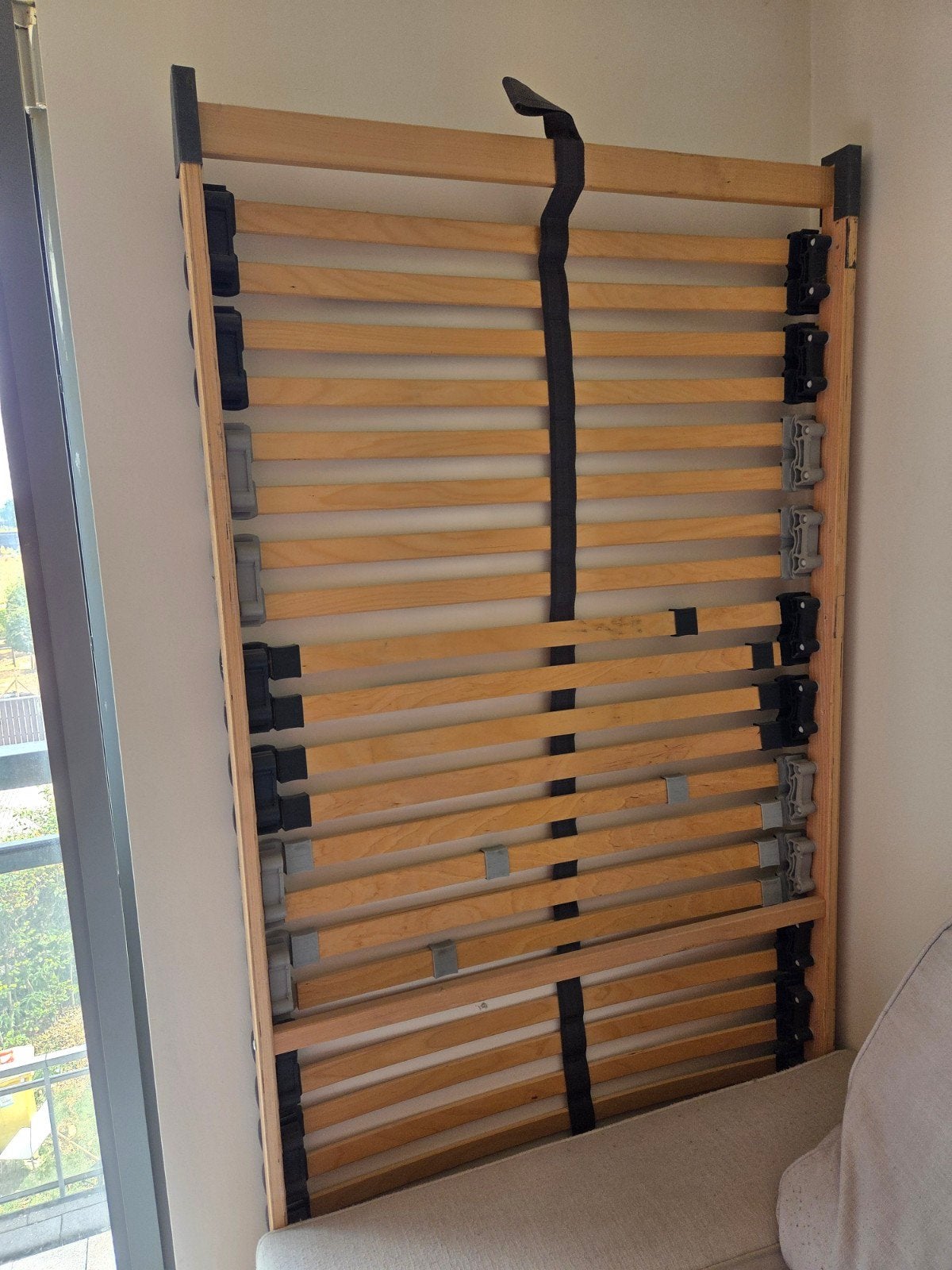 Lattenbodem 90x200 cm, Huis en Inrichting, Slaapkamer | Matrassen en Bedbodems, Ophalen, 90 cm, Eenpersoons, Zo goed als nieuw
