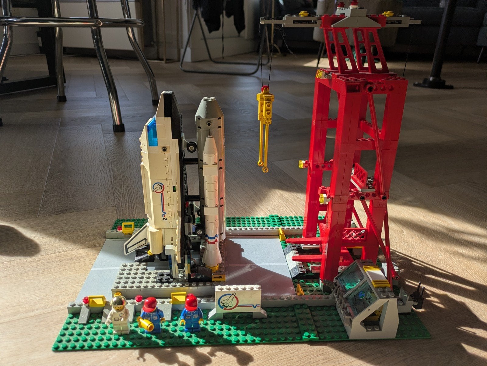 Lego System 6339 Shuttle Launch Pad met handleiding, Lego, Ophalen of Verzenden, Zo goed als nieuw, Space