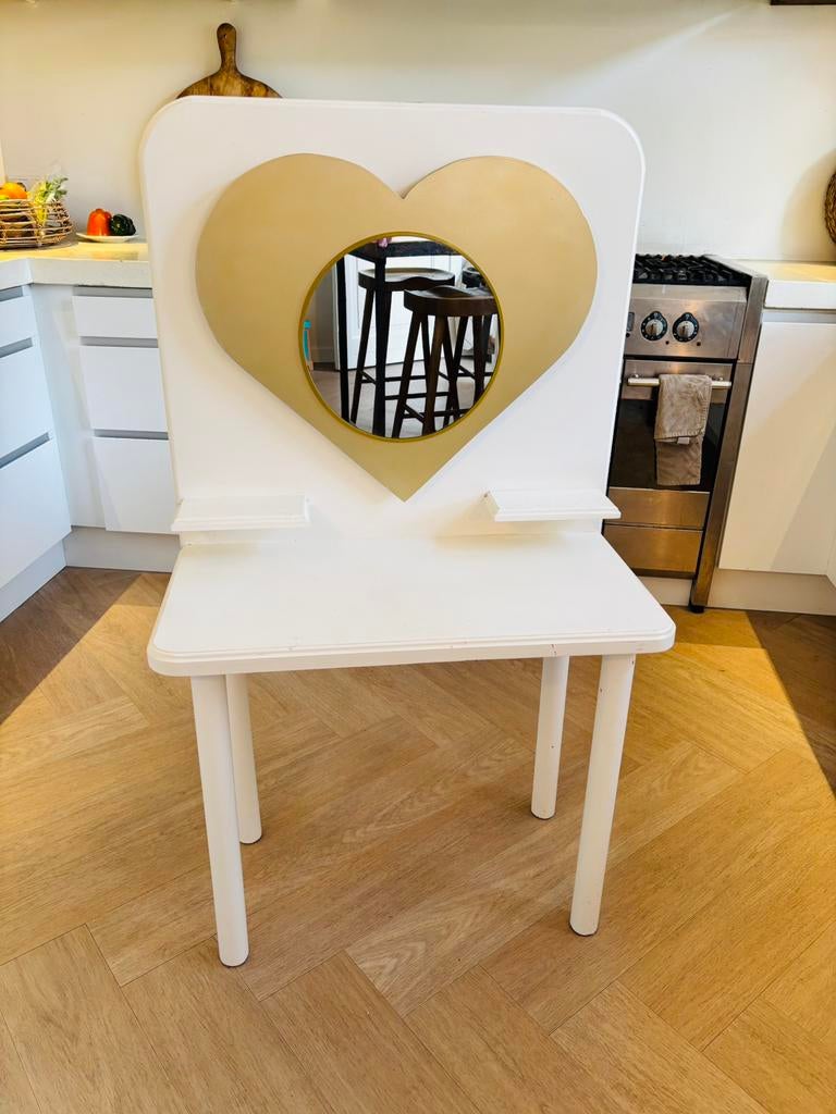 Kinder make up tafel met spiegel, Ophalen, Gebruikt, Tafel(s)
