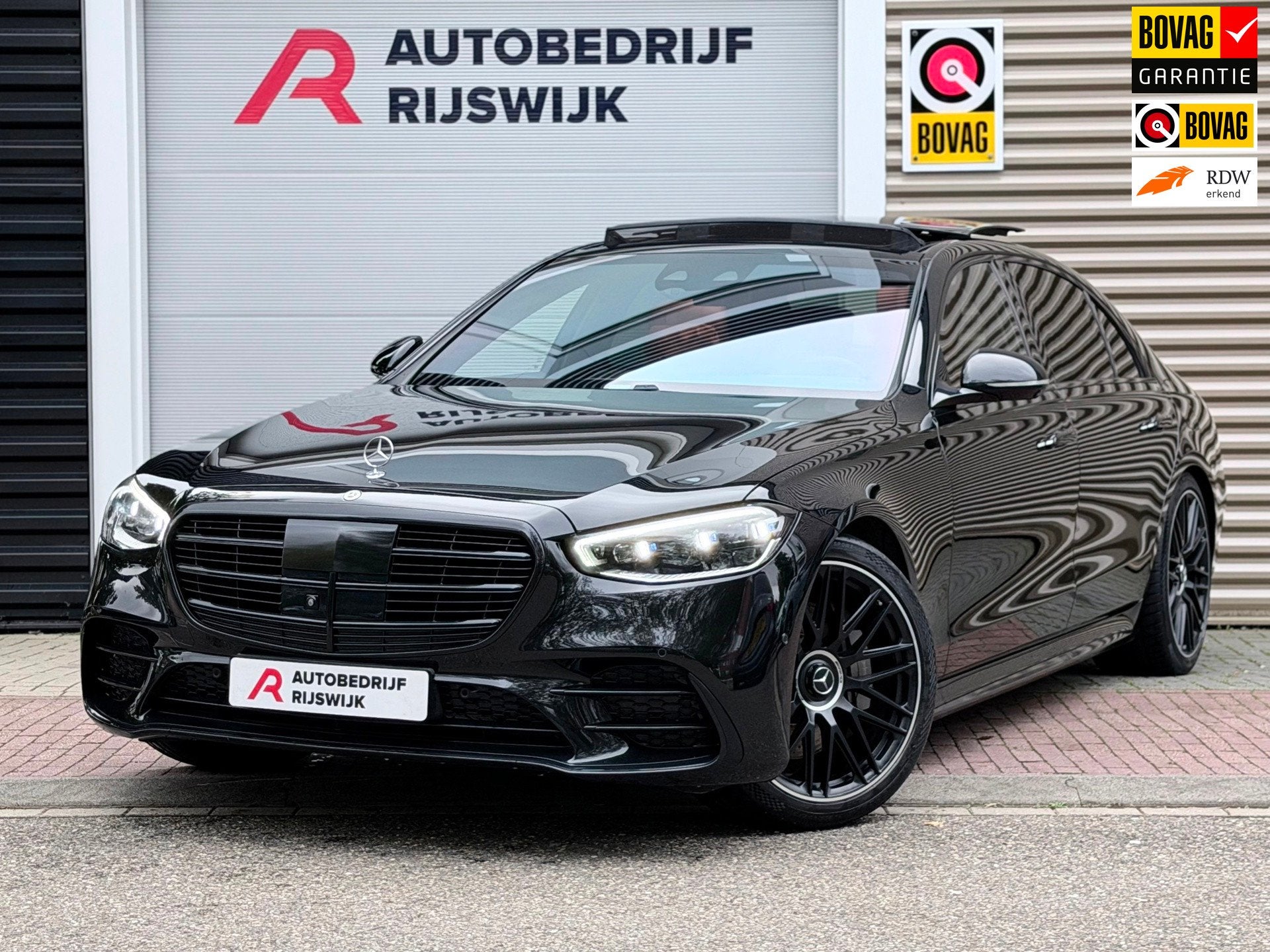 Mercedes-Benz S-klasse 580 e Lang AMG S63 Pano/Memory/360, Auto's, Automaat, Achterwielaandrijving, Gebruikt, Euro 6