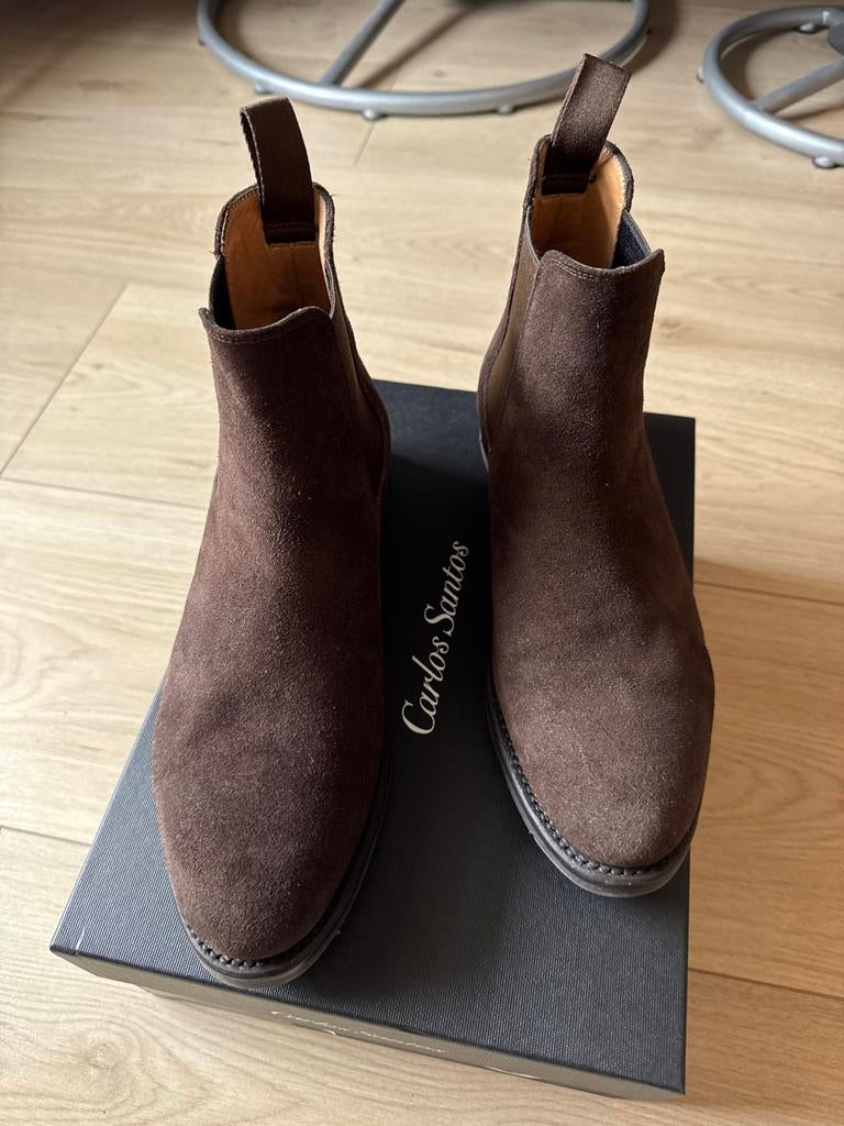 Carlos Santos Chelsea boots - Maat 6,5, Ophalen of Verzenden, Zo goed als nieuw, Bruin, Boots