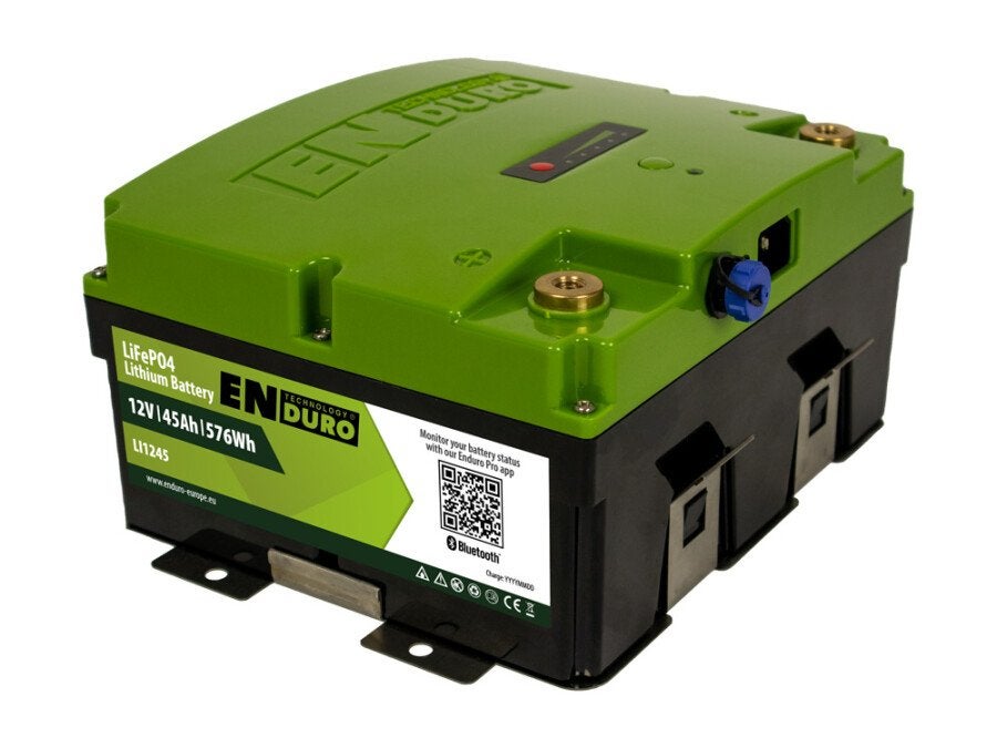 Enduro Lithium LiFePO4 Accu LI1245BT 45Ah met Lader, Buurserstraat 15 A, 7481 EG,Haaksbergen, Ophalen of Verzenden, Info@123CamperOnderdelen.nl