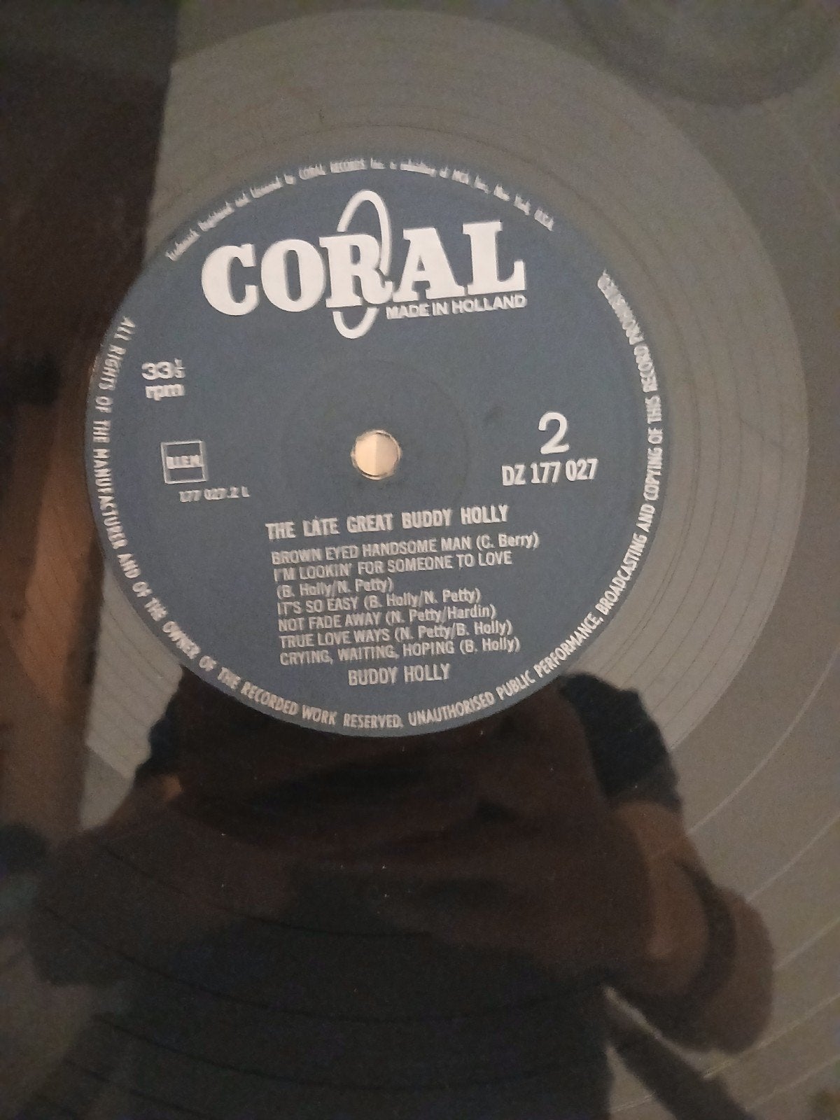 Buddy Holly - The Late Great Buddy Holly LP (Coral), Cd's en Dvd's, Vinyl | Pop, LP, Gebruikt, Pop, Ophalen of Verzenden