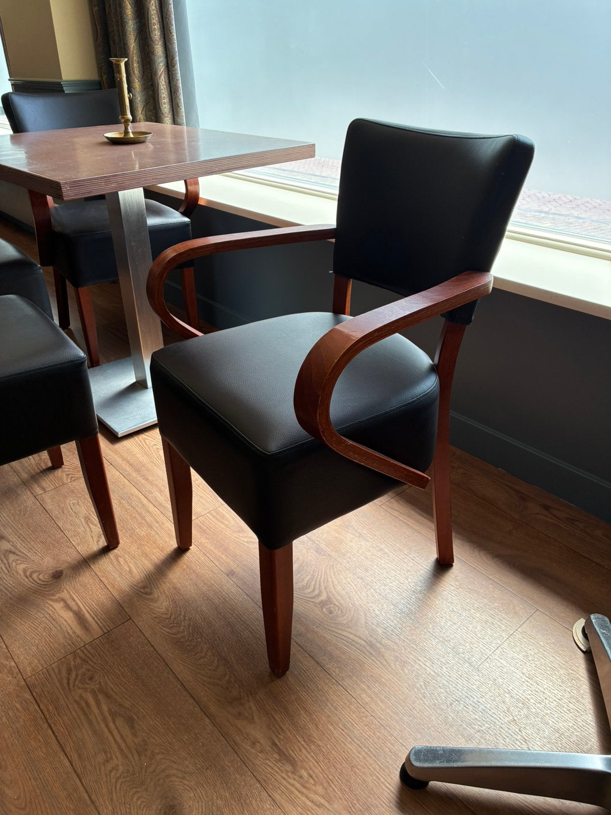 14 relax stoelen, Huis en Inrichting, Stoelen, Ophalen, Gebruikt, Overige kleuren, Leer
