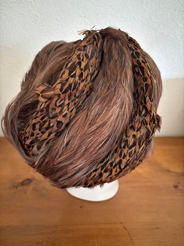 Oud veren hoedje, Ophalen of Verzenden, Gedragen