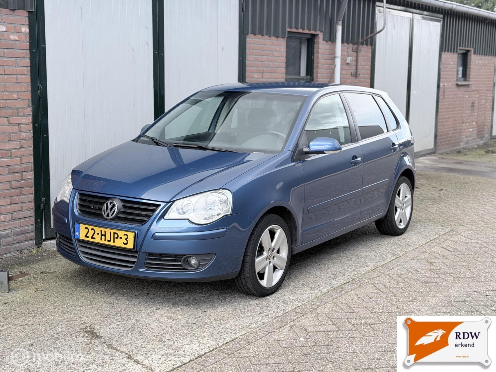 Volkswagen Polo 1.4-16V Edition NAP/AIRCO/APK/BEURTJE GEHAD, Voorwielaandrijving, 4 cilinders, Blauw, Bedrijf