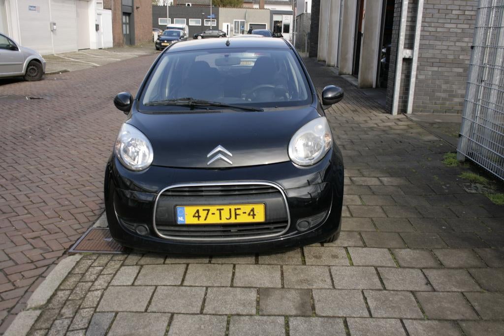 Citroën C1 1.0i 68PK 5D 2012 Zwart, Voorwielaandrijving, Euro 5, Stof, 4 stoelen