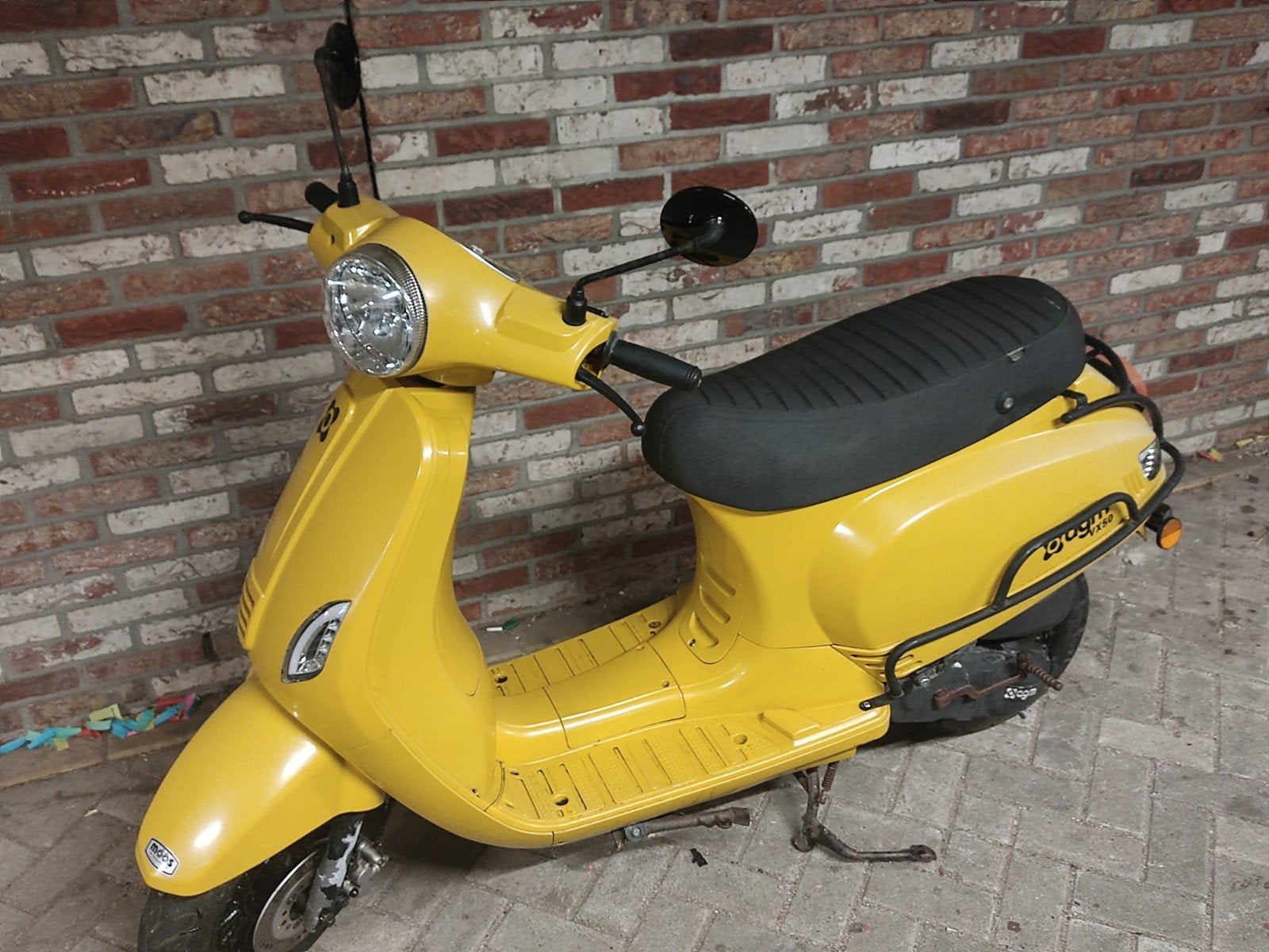 AGM VX50 scooter 2019 geel kenteken 5928km goed onderhouden, Overige merken, Gebruikt, Ophalen of Verzenden, Benzine