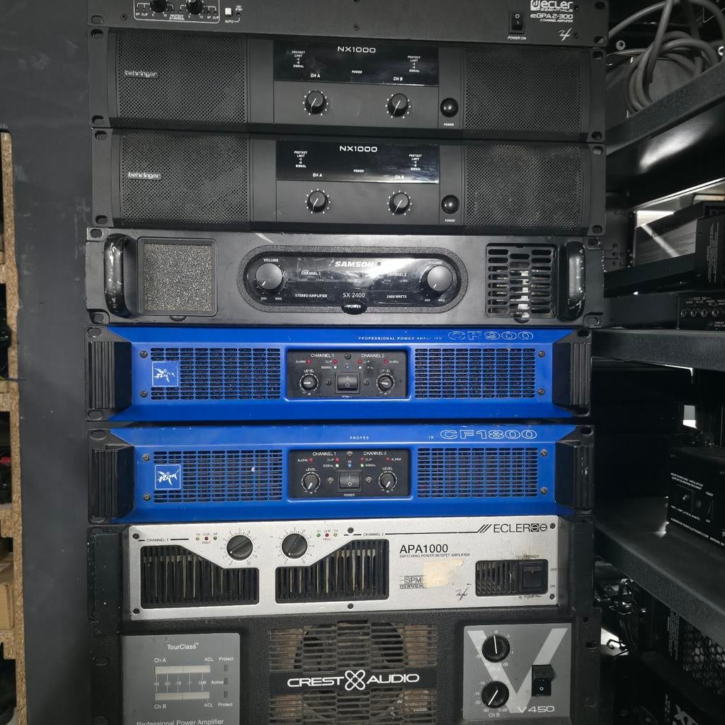 DEFECTE  PRO  versterkers   veel !, Ophalen of Verzenden, 120 watt of meer, Subwoofer, Overige merken