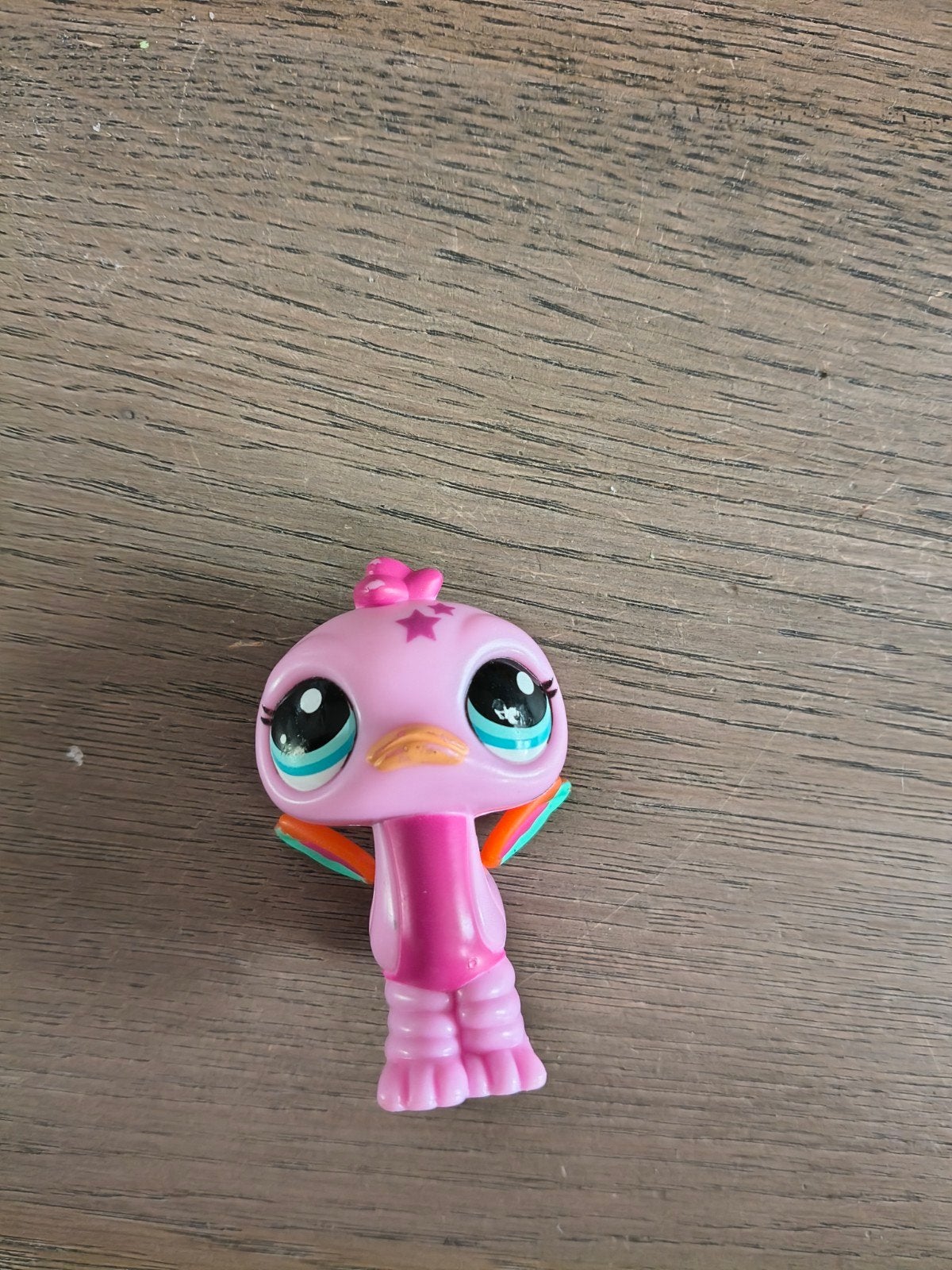 LPS Littlest Pet Shop bewegende Roze struisvogel Speelgoedfi, Kinderen en Baby's, Ophalen of Verzenden, Gebruikt, Jongen of Meisje