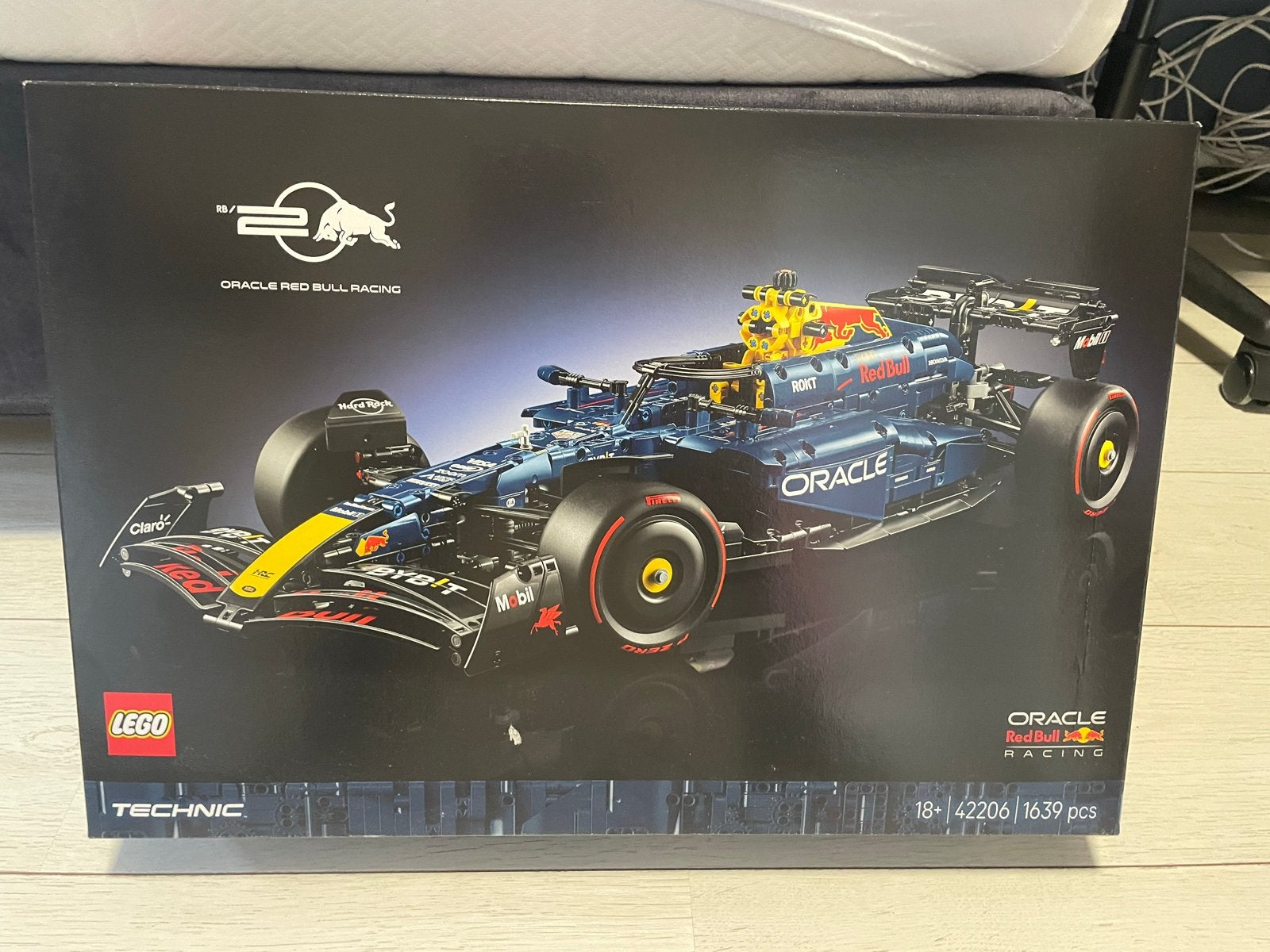 LEGO Technic Red Bull Racing F1 Auto 1:8, Ophalen, Compleet, Lego, Zo goed als nieuw