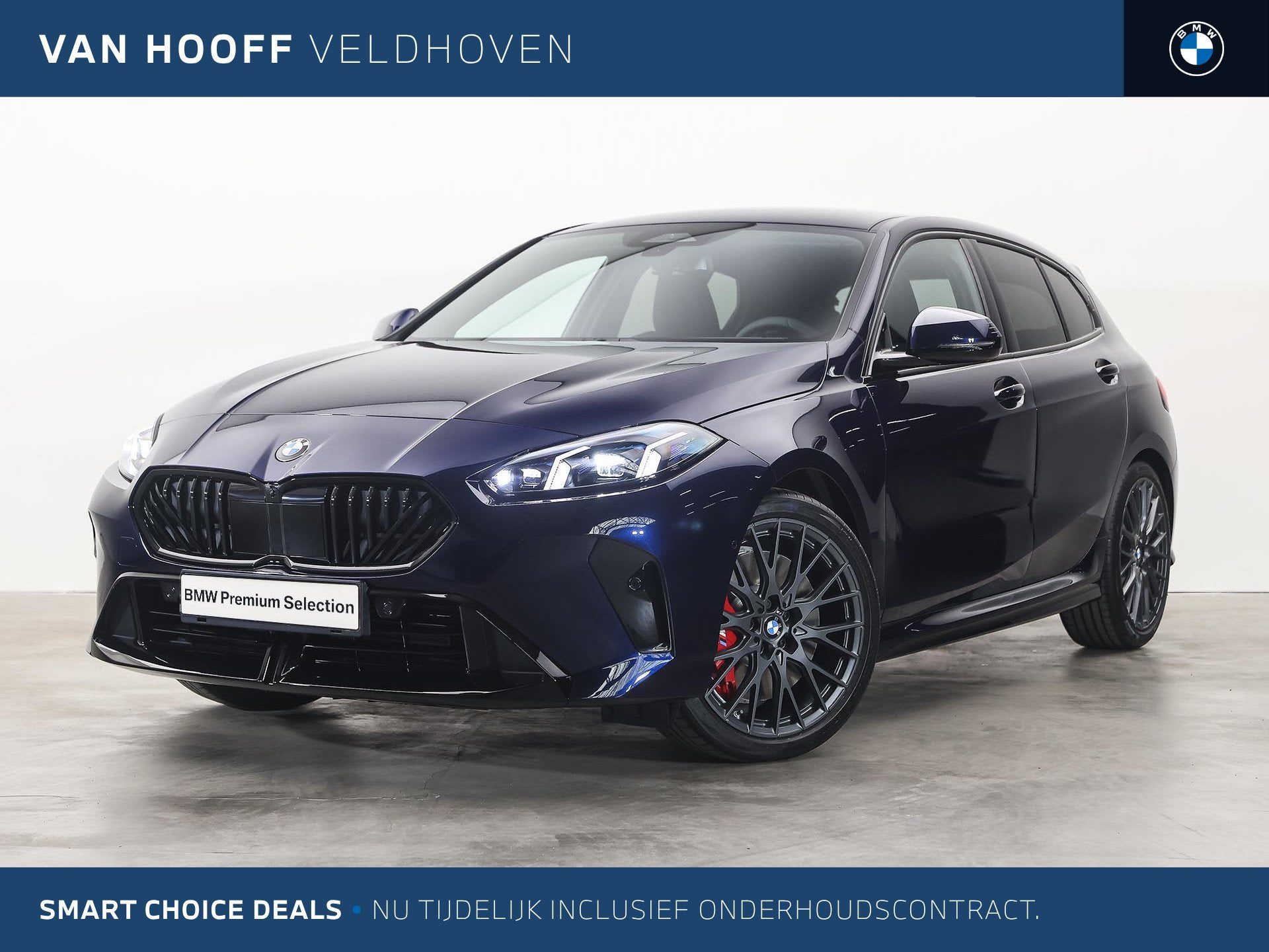 BMW 1 Serie 120 M Sport Automaat / Achteruitrijcamera / Spor, Dealer onderhouden, 156 pk, Blauw, Origineel Nederlands