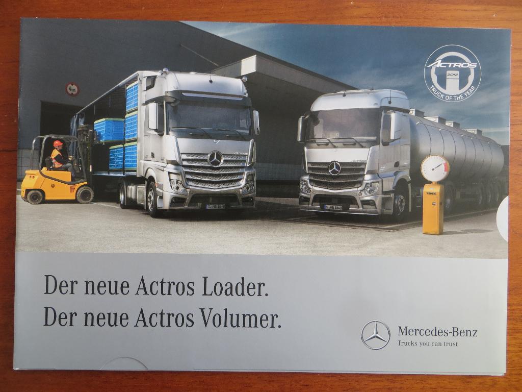 Mercedes-Benz Actros Loader / Volumer (mei 2012), Ophalen of Verzenden, Nieuw, Mercedes