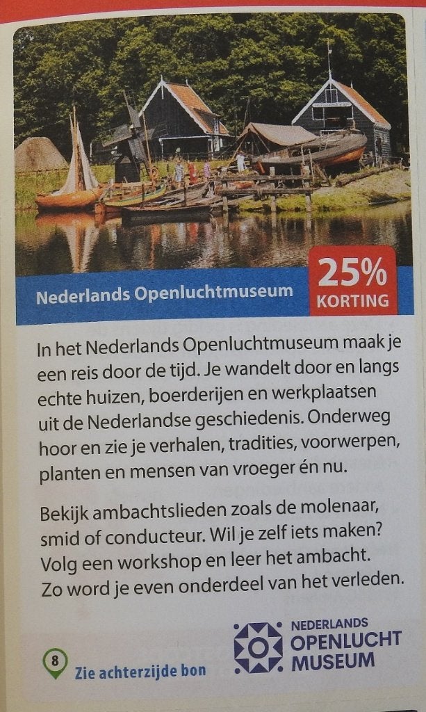 kortingsbonnen  Museums, Drie personen of meer, Kortingsbon, Overige typen