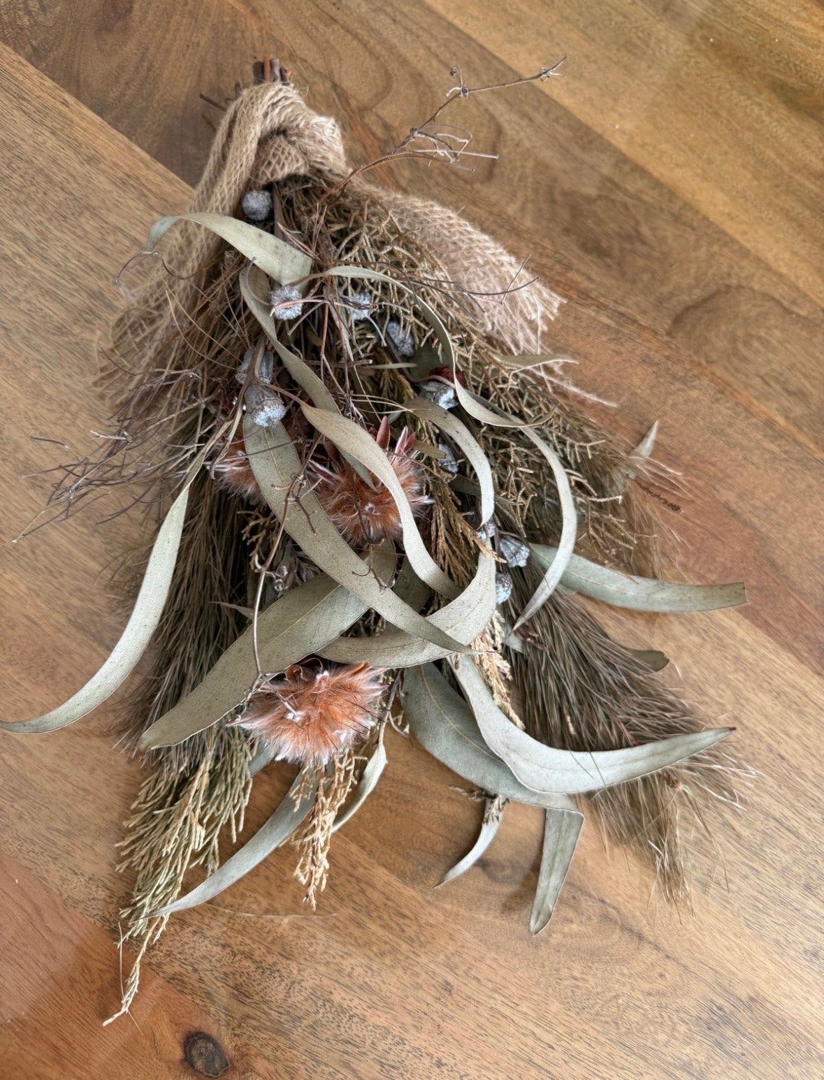 Decoratieve toef van gedroogde natuurlijke materialen, Huis en Inrichting, Ophalen of Verzenden, Meerkleurig, Natuurlijk materiaal