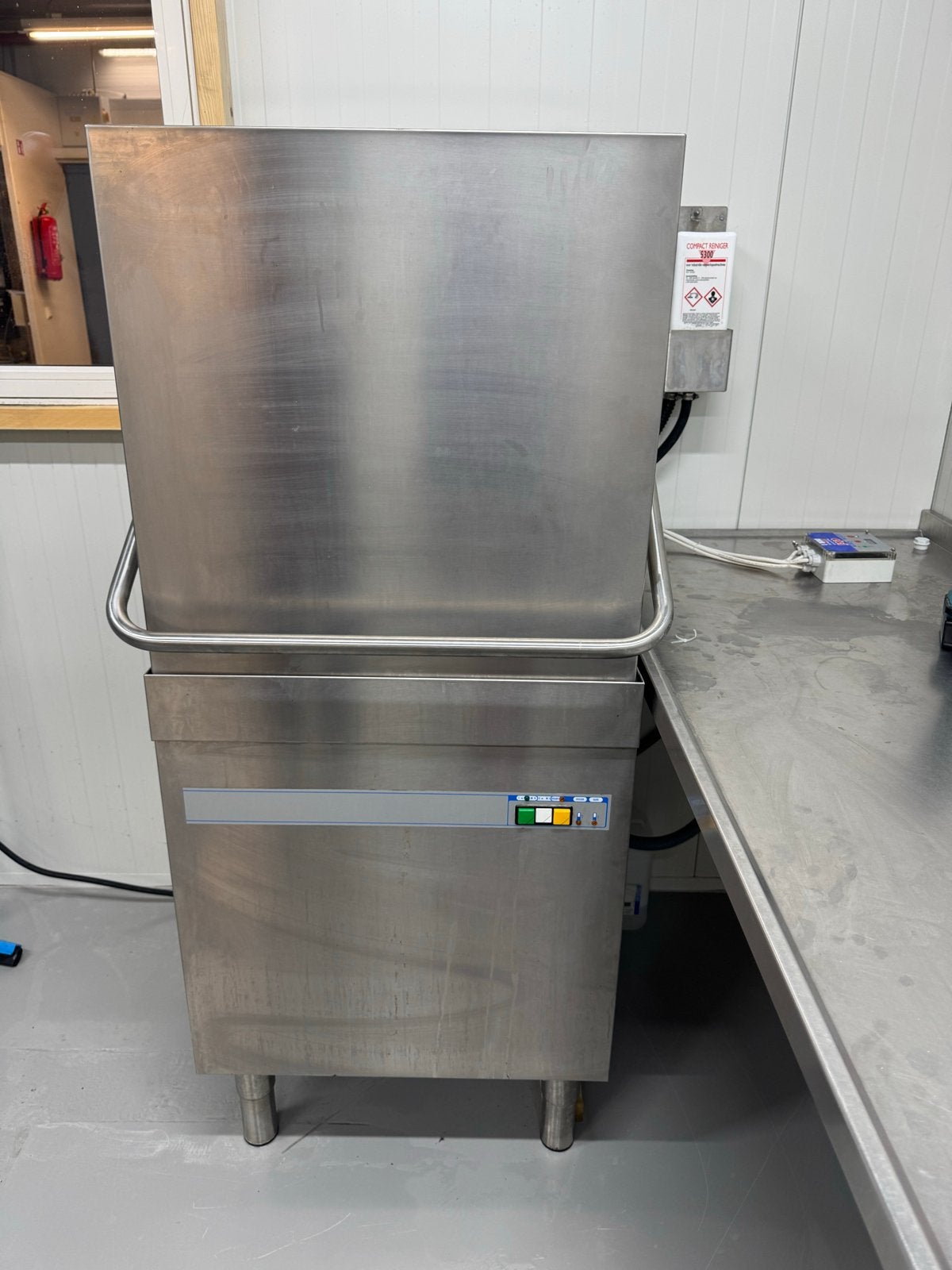 Professionele industriële vaatwasser - RVS, Witgoed en Apparatuur, Vaatwasmachines, Ophalen, Gebruikt, 60 cm of meer, 95 cm of meer