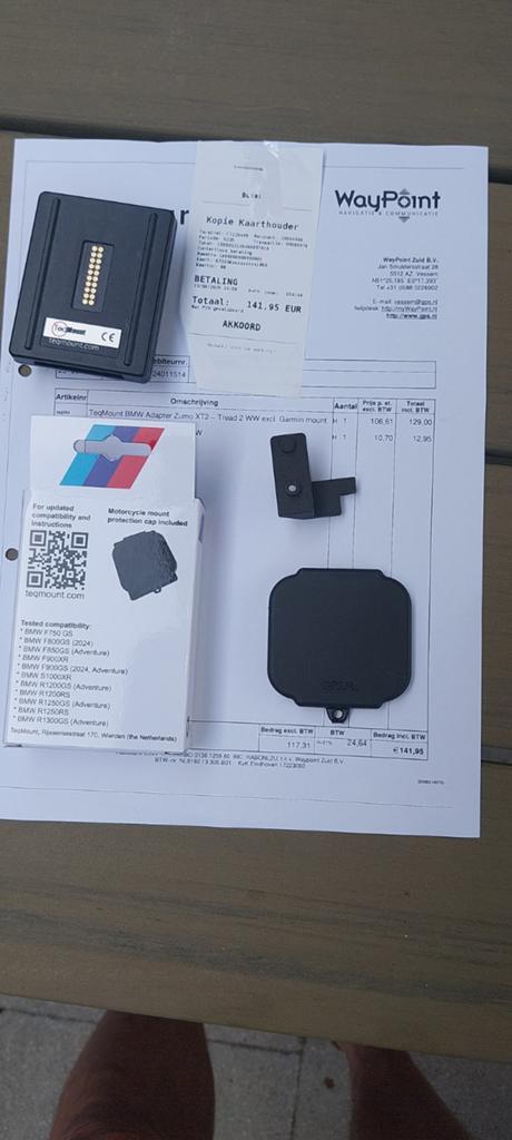 Teqmount BMW adapter zumo xt2 Wonderwheel BMW Zumo XT2, Ophalen, Zo goed als nieuw