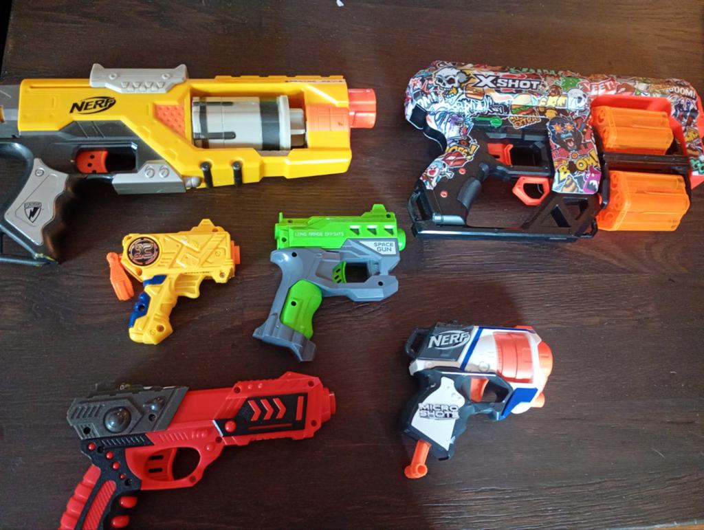Nerf gun collectie, Ophalen of Verzenden, Gebruikt, Jongen of Meisje