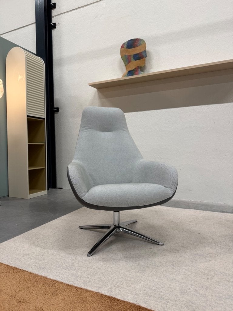 Nieuw Pode Spot Two Fauteuil Balance stof leer stoel, Leolux, Info@leolux.nl, Nieuw, 75 tot 100 cm