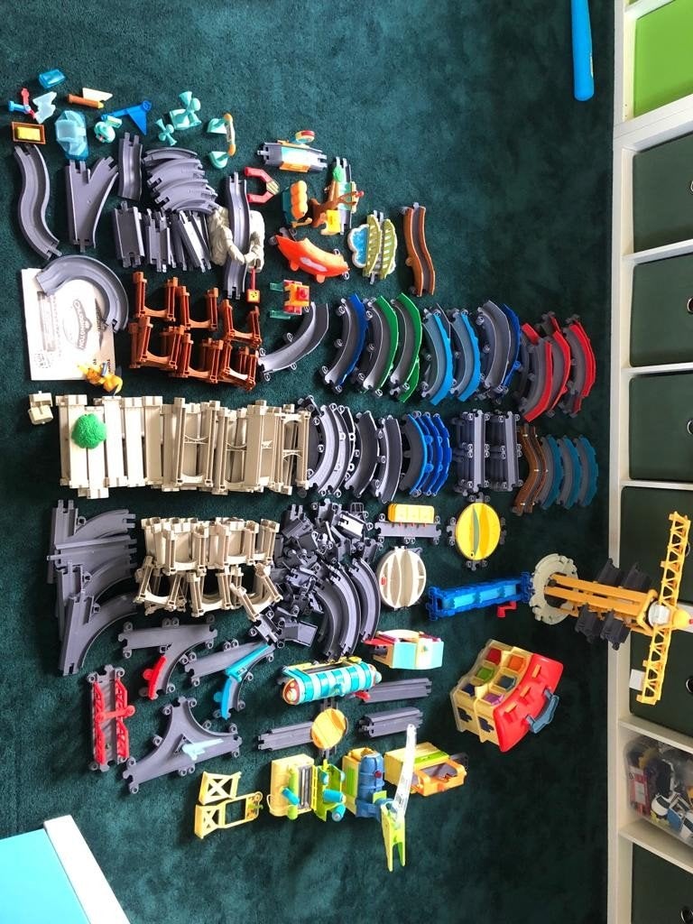 Grote set Chuggington treinbanen en accessoires, Kinderen en Baby's, Ophalen of Verzenden, Zo goed als nieuw