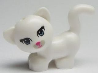 Lego Cat, Mini Doll Style, Standing and Looking Left with, Gebruikt, Lego, Accessoire, Friends