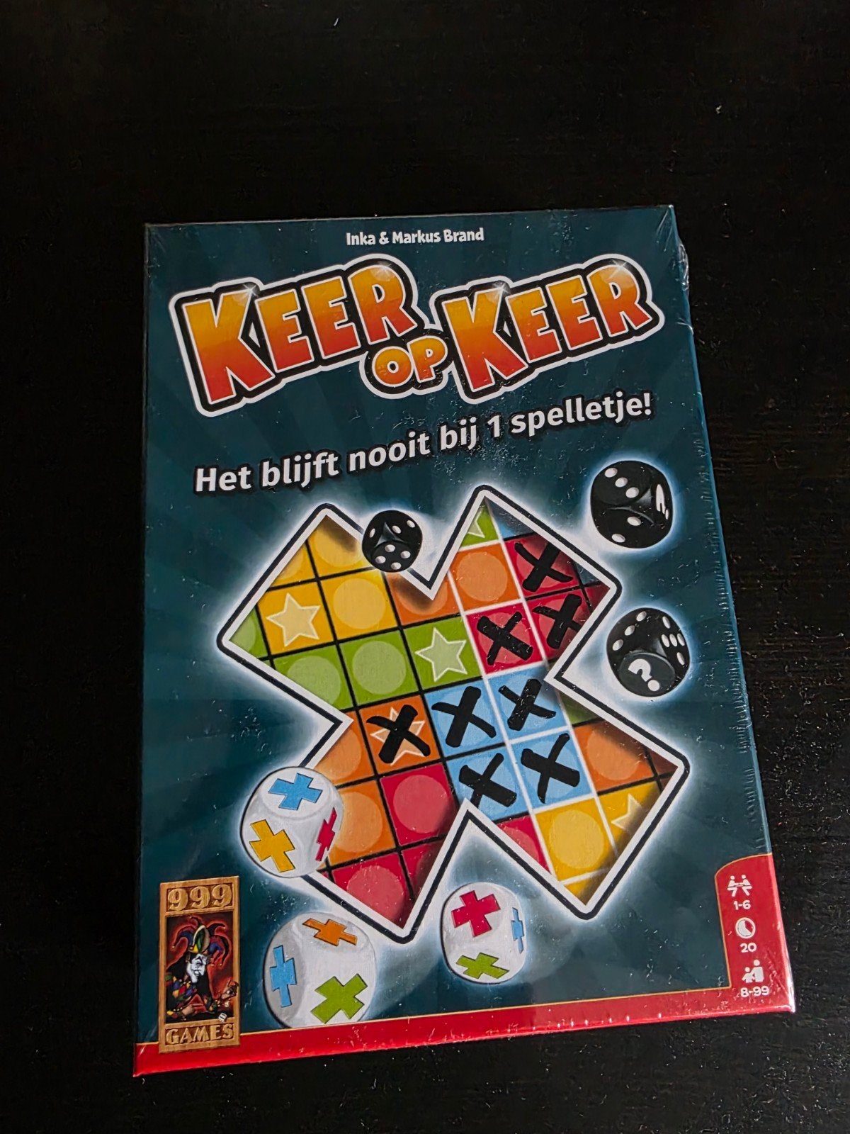 Keer op Keer - Het verslavende dobbelspel, Een of twee spelers, Ophalen of Verzenden, Nieuw, 999 Games