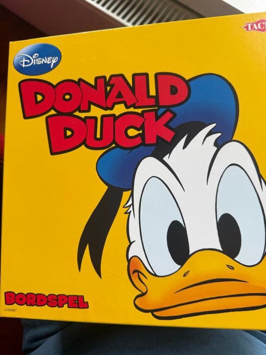 Donald Duck Bordspel - Disney Tactic, Hobby en Vrije tijd, Drie of vier spelers, Ophalen of Verzenden, Gebruikt