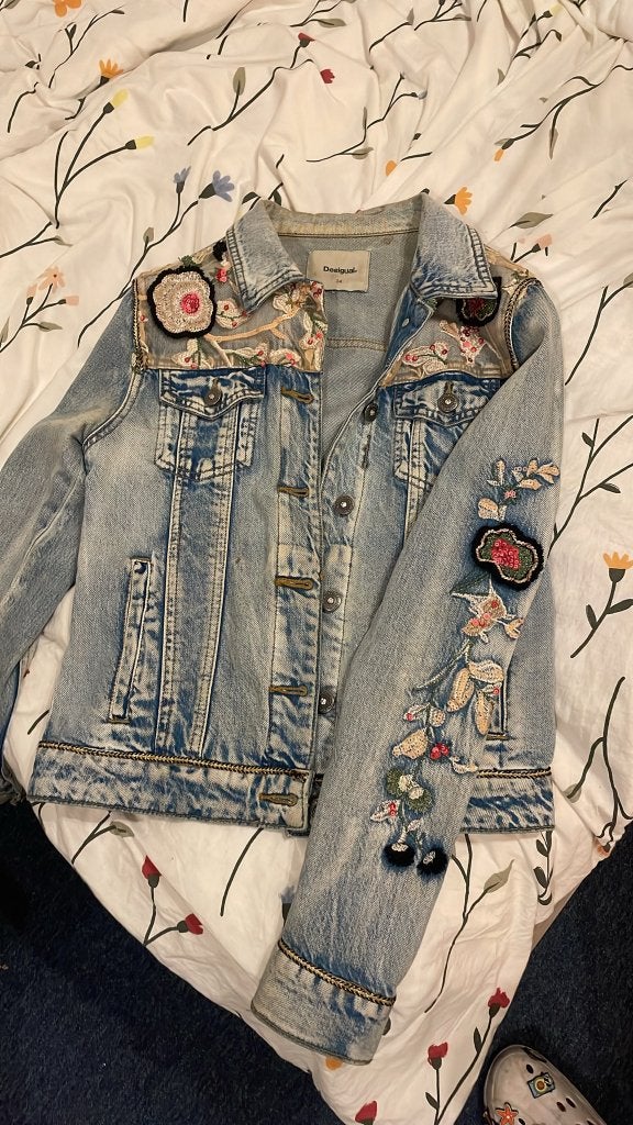 Desigual Spijkerjas maat 34, Ophalen, Blauw, Zo goed als nieuw, Desigual