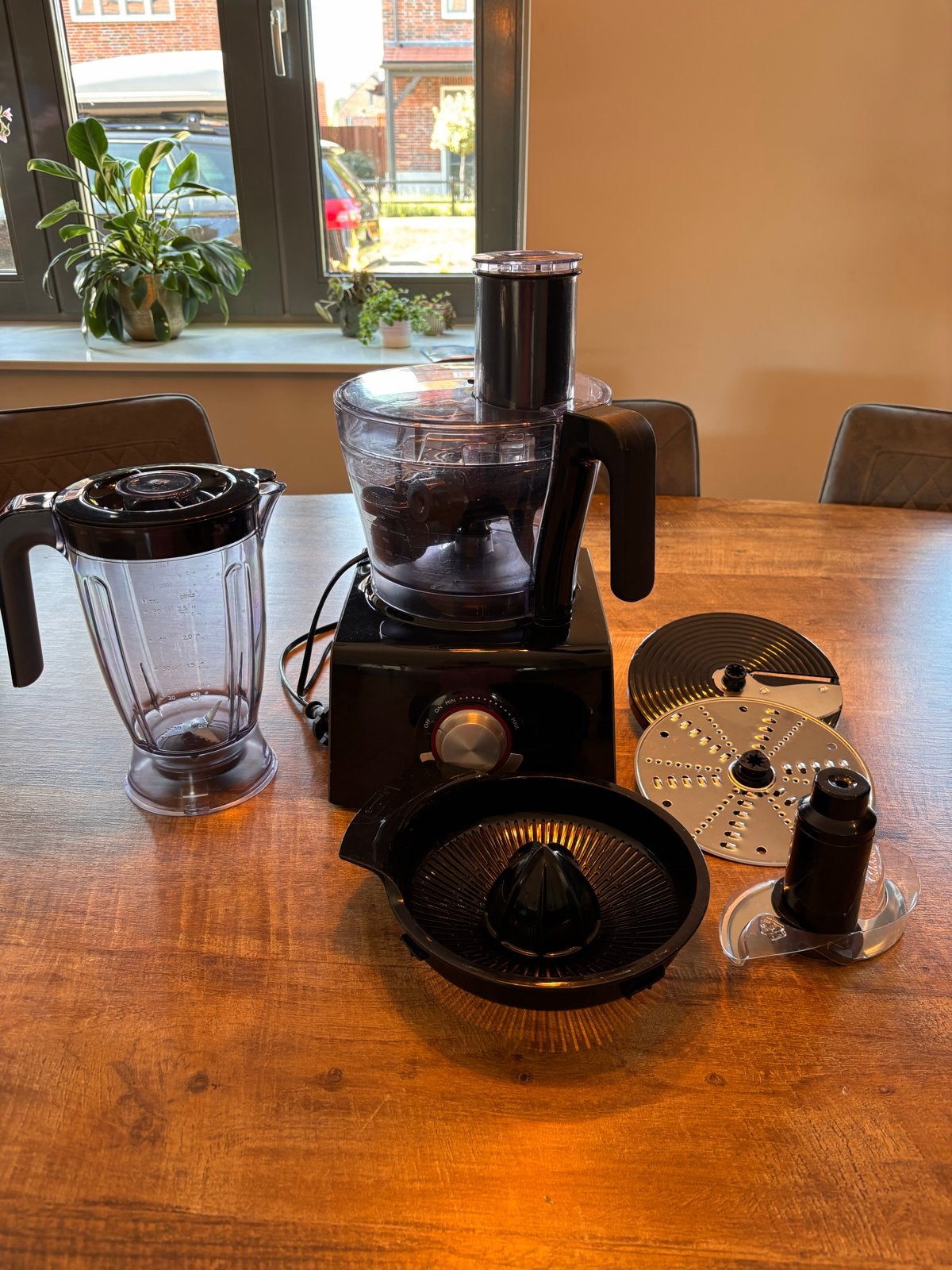 Philips Keukenmachine met Blender en Citruspers, 2 tot 3 liter, Ophalen, Gebruikt, 3 snelheden of meer