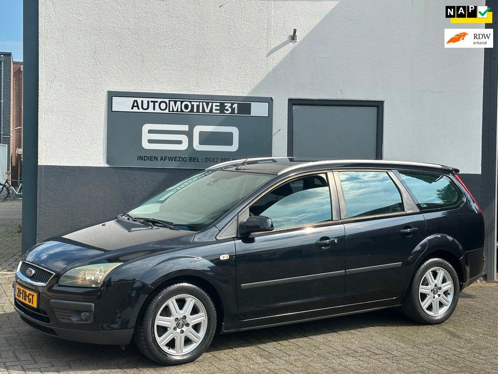Ford Focus Wagon 2.0-16V Rally Edition | AIRCO | INRUILKOOPJ, Auto's, Stof, Gebruikt, Zwart, Handgeschakeld