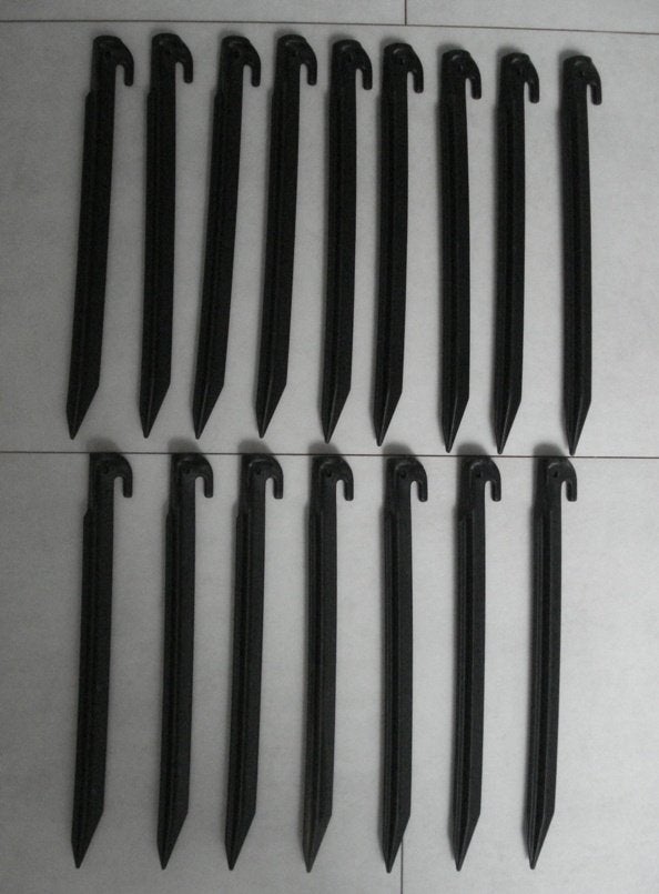 19 nwe tent haringen 30 cm voor zachte/losse ondergrond, Ophalen of Verzenden, Nieuw