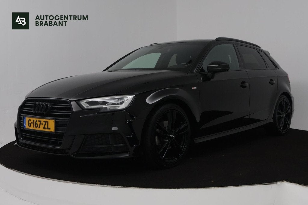 Audi A3 Sportback 35 TFSI CoD Advance Sport (BLACK PACK, VIR, Auto's, Audi, 4 cilinders, 150 pk, Leder en Stof, Zwart