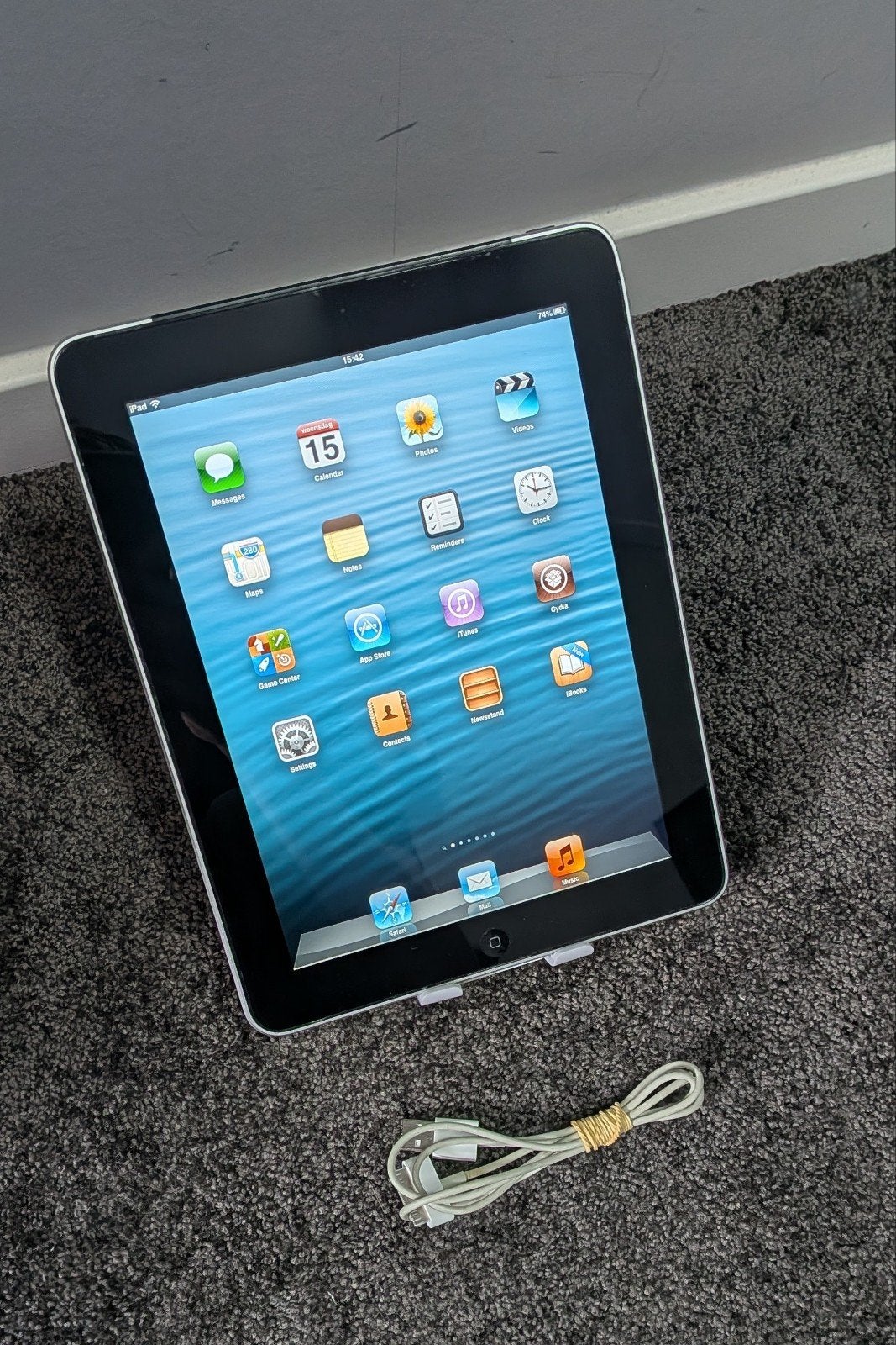 Apple iPad 1e Generatie • iOS 6.1.3!, Computers en Software, Apple iPads, 9 inch, Apple iPad, Zwart, Ophalen of Verzenden