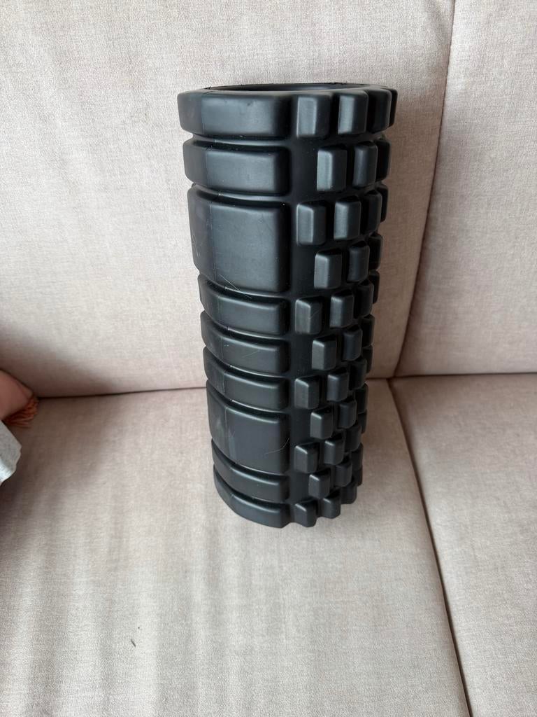 Zwarte Foamroller voor Fitness en Massage, Ophalen of Verzenden, Zo goed als nieuw, Armen, Foamroller