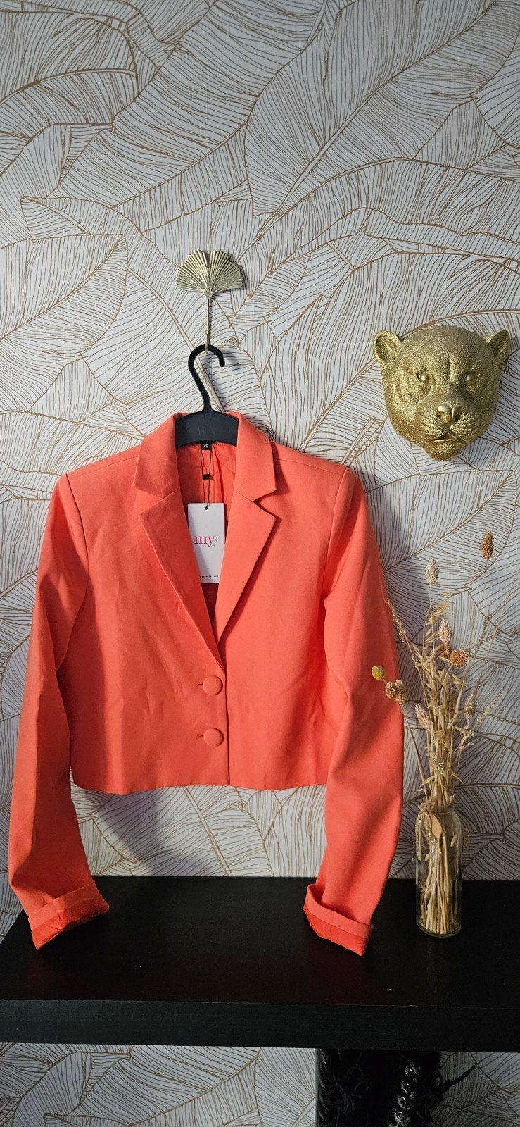 Blazer jasje van my-jewellery oranje leuk voor de voetbal, Kleding | Dames, Ophalen of Verzenden, Nieuw, Maat 34 (XS) of kleiner