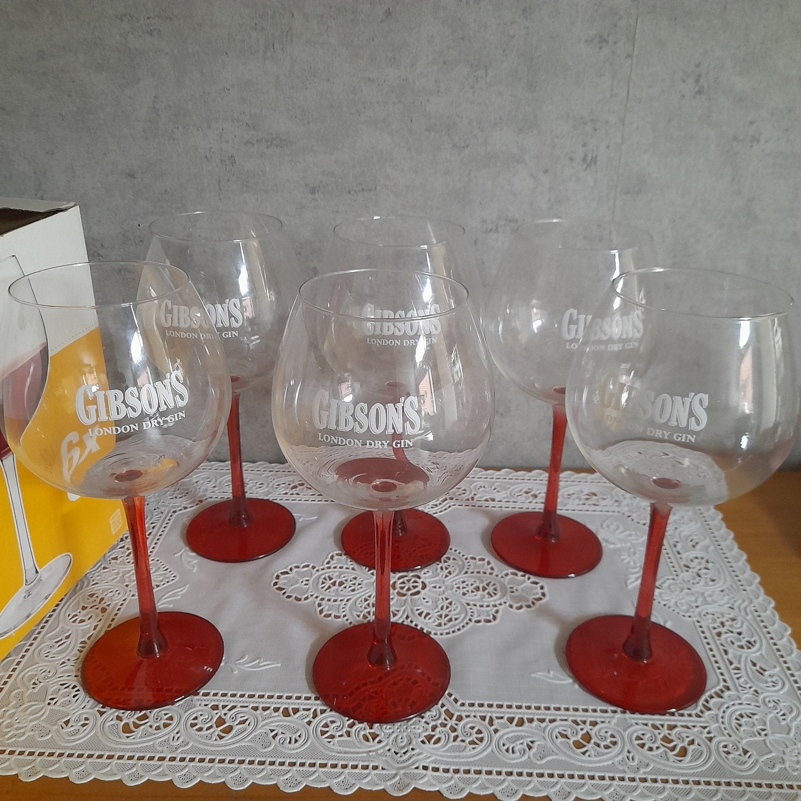 6 Nieuwe Gin glazen, Huis en Inrichting, Ophalen, Glas of Glazen, Nieuw, Glas