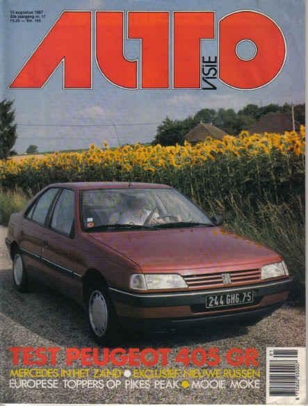 Autovisie 17 1987 : Audi Sport Quattro S1 - Mini Moke - Lada, Ophalen of Verzenden, Gelezen, Algemeen