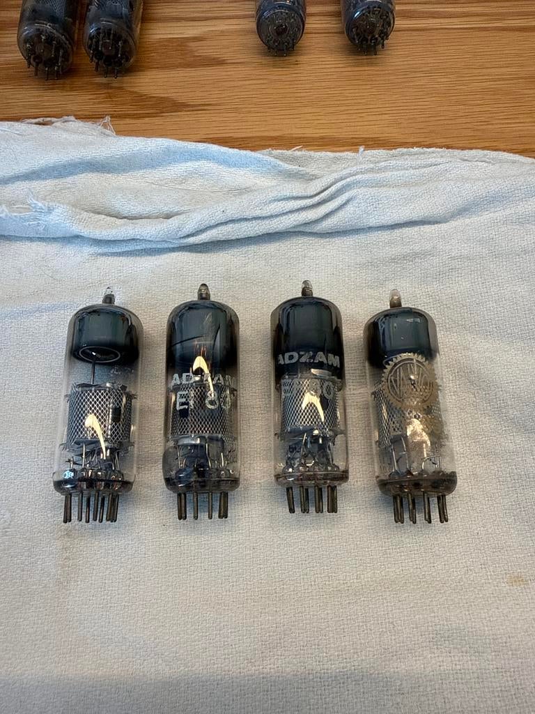 3x ADZAM EF80 buizen - 1x valvo EF80 buis, Ophalen of Verzenden, Gebruikt