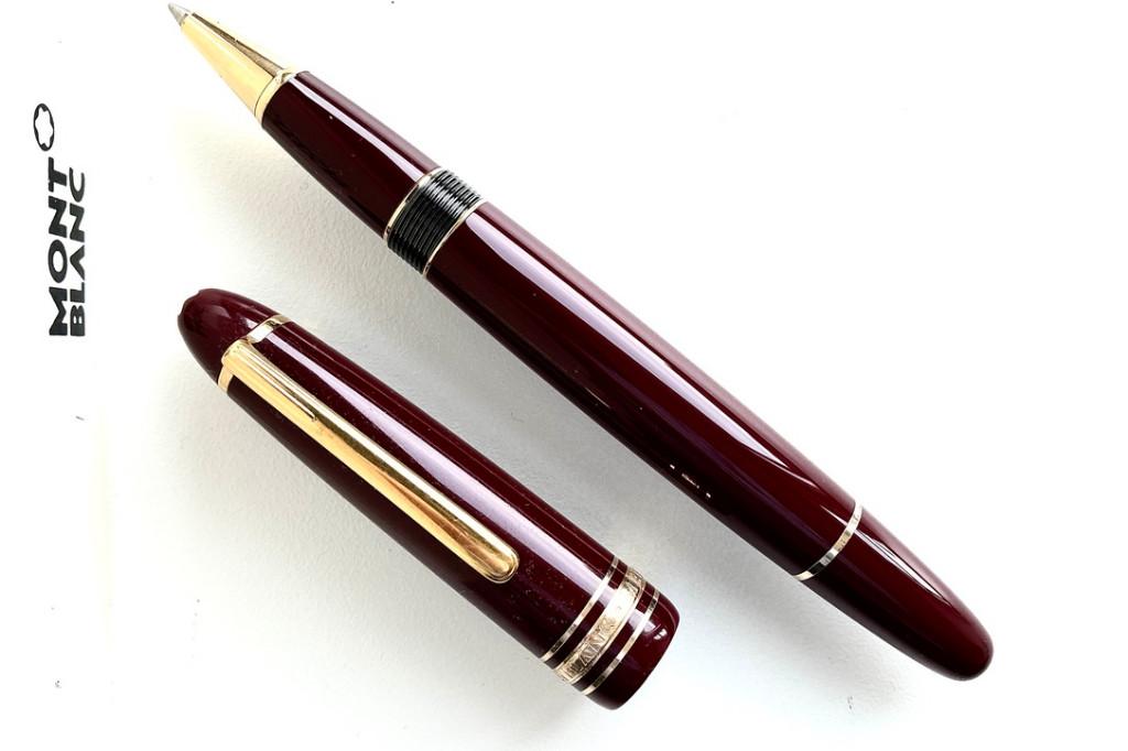 Montblanc Meisterstück Legrand Rollerball Fineliner Bordeaux, Ophalen of Verzenden, Zo goed als nieuw, Vulpen, Mont Blanc