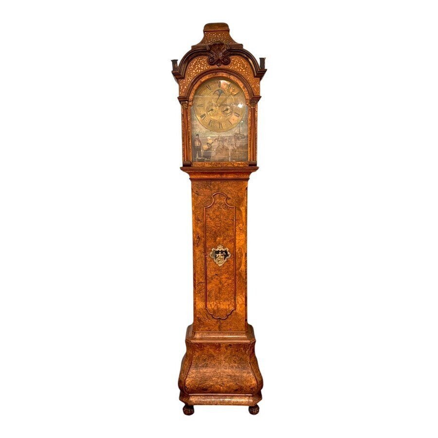 Amsterdams staand horloge, Antiek en Kunst, Antiek | Klokken, Ophalen of Verzenden