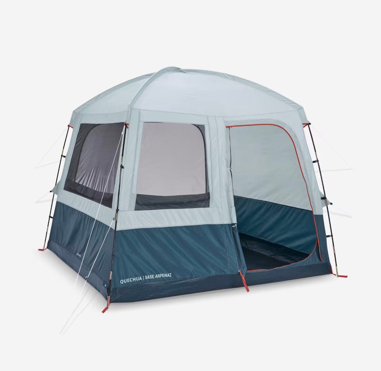 QUECHUA Partytent met zijwanden 2.5x2.5, Arpenaz Base, Ophalen of Verzenden, Zo goed als nieuw, Tot en met 4