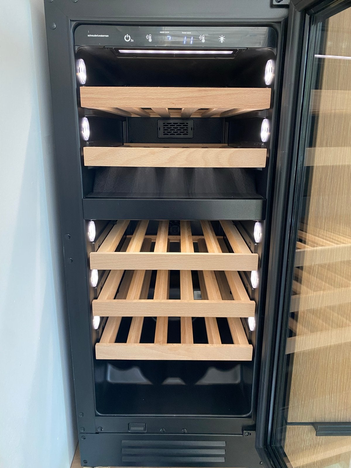 Schreuder&waterman Wijnklimaatkast Villandry Duo (Black Edit, Ophalen, Zonder vriesvak, 120 tot 140 cm, 100 tot 150 liter